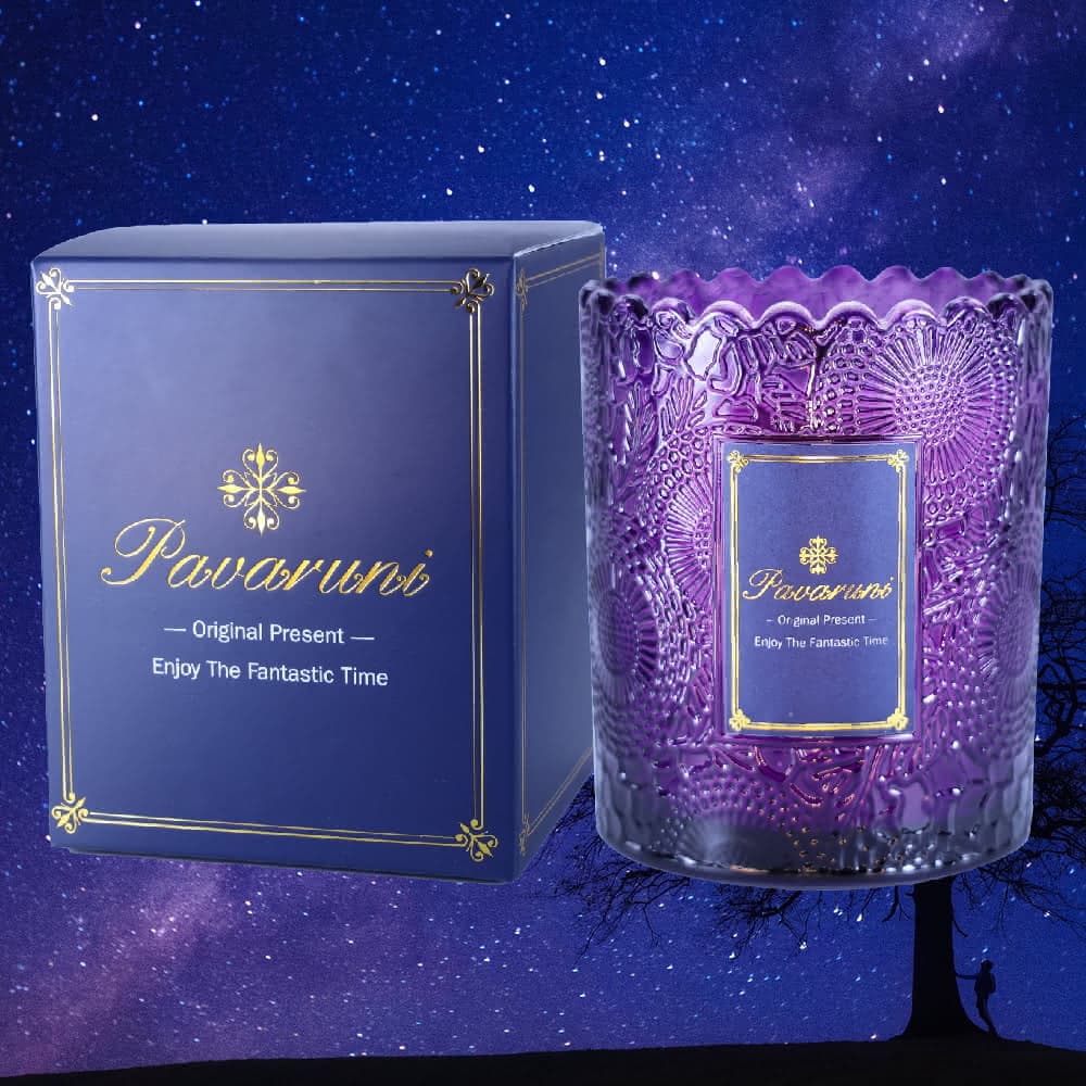【Pavaruni】美國原創夏夜星空香薰蠟燭禮盒100種香味大豆植物蠟燭香氛蠟燭生日交換禮物送禮(香薰蠟燭香氛蠟燭)