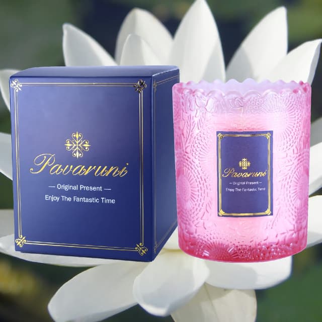 【Pavaruni】美國原創步步蓮華香薰蠟燭禮盒100種香味大豆植物蠟燭香氛蠟燭生日交換禮物送禮(香薰蠟燭香氛蠟燭)