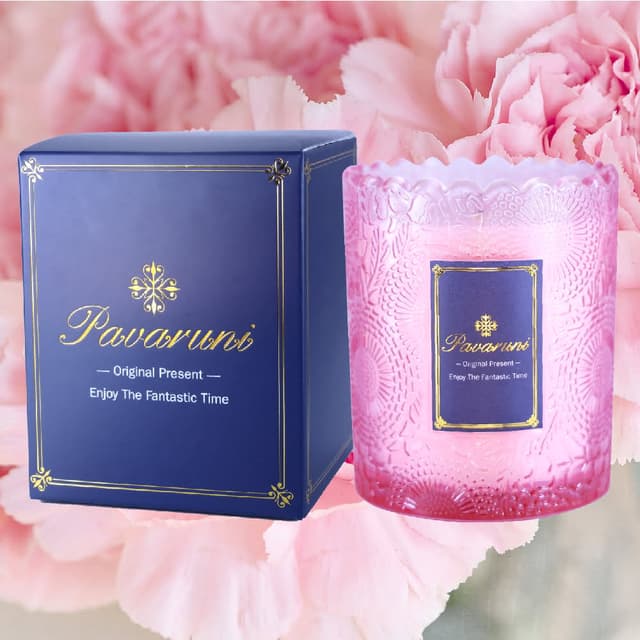 【Pavaruni】美國原創玫瑰寶藏香薰蠟燭禮盒100種香味大豆植物蠟燭香氛蠟燭生日交換禮物送禮(香薰蠟燭香氛蠟燭)