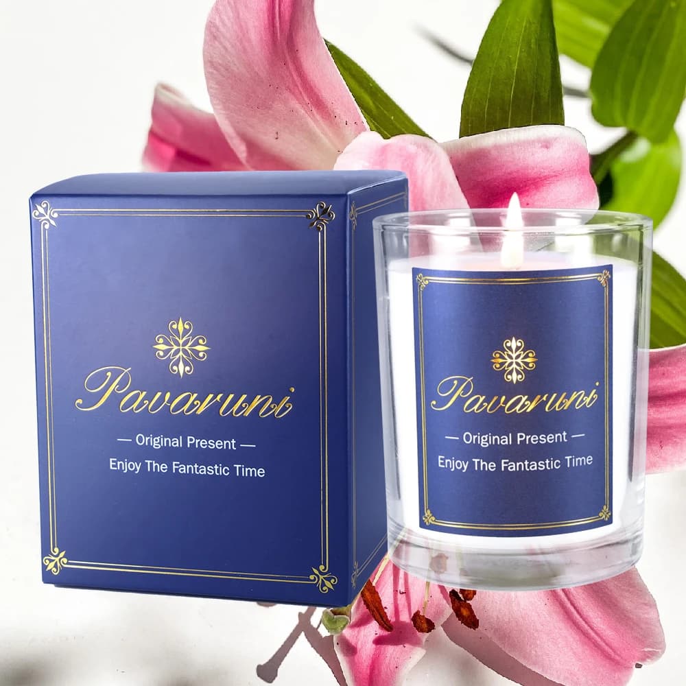【Pavaruni】美國原創空性之花香薰蠟燭禮盒100種香味大豆植物蠟燭香氛蠟燭禮物送禮(香薰蠟燭香氛蠟燭)