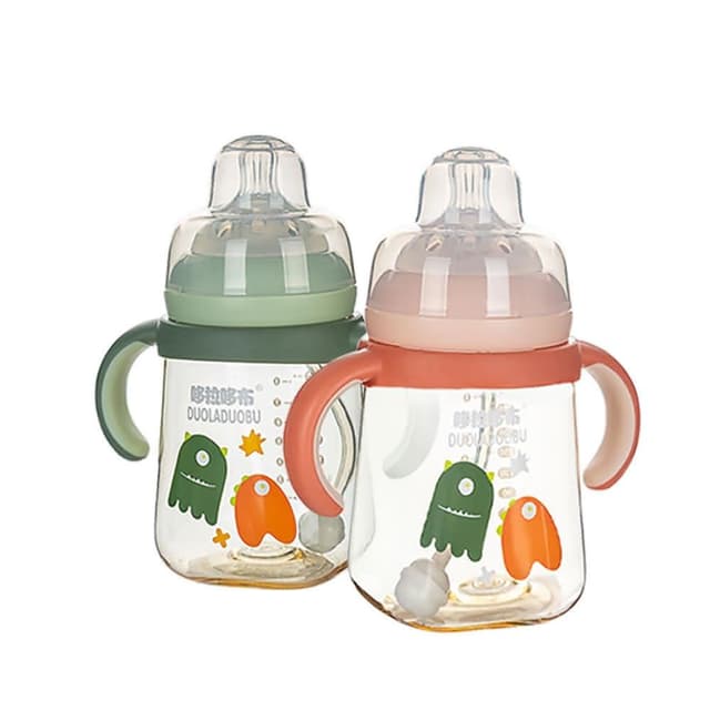 【JoyBaby】學習水杯 PPSU奶瓶 學飲杯 寬口徑鴨嘴杯 水杯(300ml 奶瓶)
