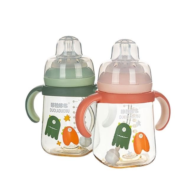 【JoyBaby】學習水杯 PPSU奶瓶 學飲杯 寬口徑鴨嘴杯 水杯(300ml 奶瓶)