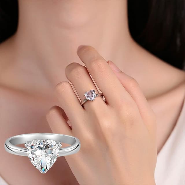 【KEDDY】歐美戒指-銀戒-銀飾-閨蜜戒指-戒指-指環-愛心戒指-高級感-純銀戒指-送長輩-送女生-小禮物