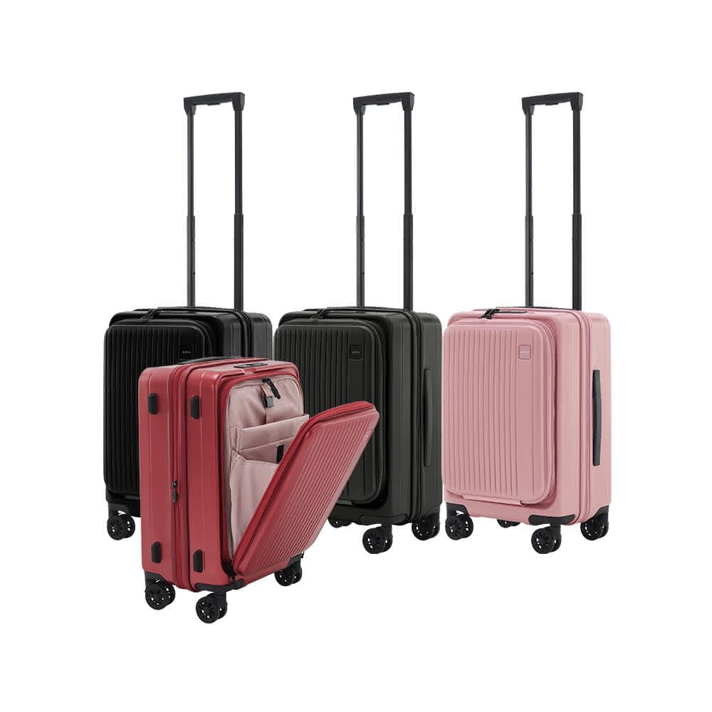 【AOU 微笑旅行】旅行逸遠系列 20吋登機箱 前開式旅行箱 可加大擴充行李箱(前開式擴充)