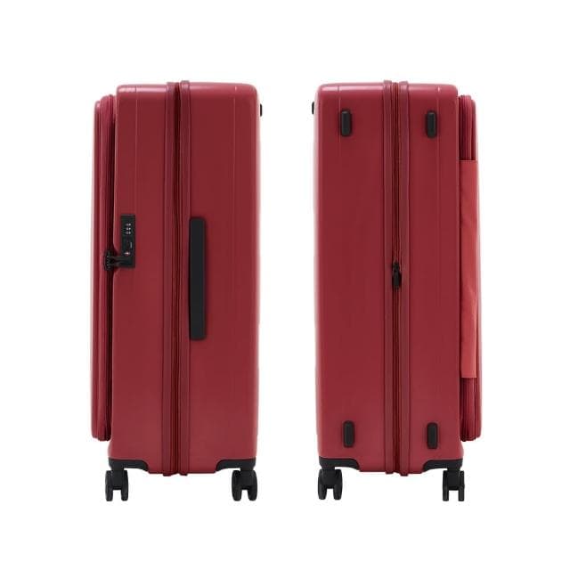 【AOU 微笑旅行】旅行逸遠系列 20吋登機箱 前開式旅行箱 可加大擴充行李箱(前開式擴充)