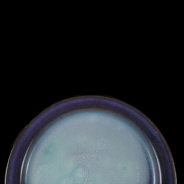 《博古珍藏》宋 鈞窯紫釉盞托洗 早期收藏 老件瓷器 博物館級文物