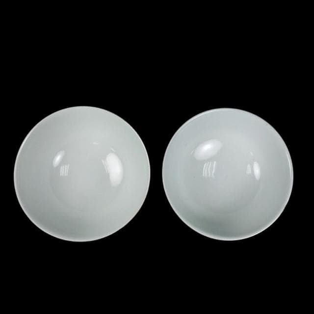 《博古珍藏》清雍正 古月軒琺瑯彩 「晴沙集影圖」碗一對 宮廷珍藏 附錦盒