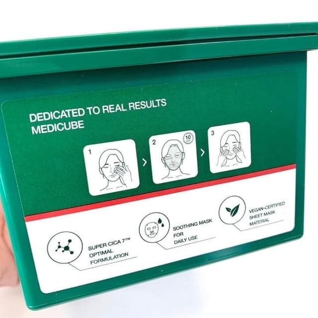 【Medicube】積雪草面膜(30P) 一入 (((玻尿酸 保濕 舒緩 修護 植萃 面膜 日常保養 medicube 庶務客)))