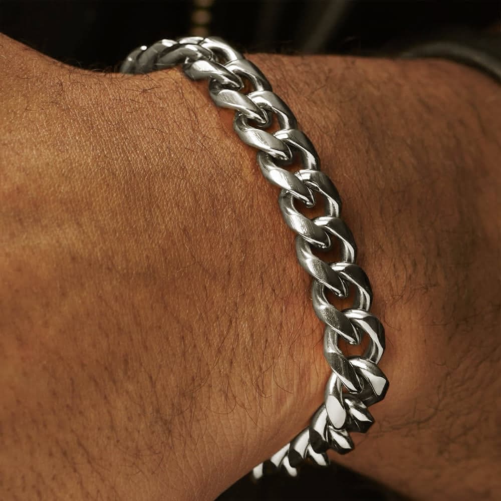 【CReAM】Hont鈦鋼潮男型男嘻哈中性男性平扣手環手鍊(生日 禮物 送禮 禮盒)