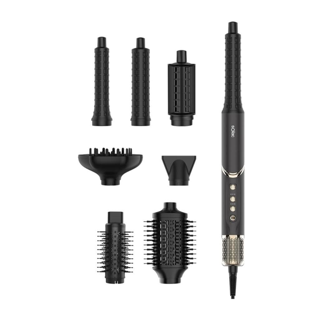 【SOLAC】solac SR-1000G SO-WRAP 專業造型吹風機 七款整髮配件 負離子吹風機