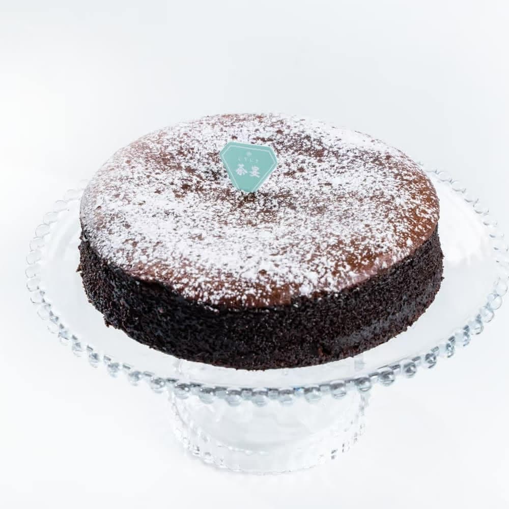 茶宴 巧克力布朗尼 6吋(主廚甜點、綿密口感、宅配美食、幸福口味、彌月蛋糕)