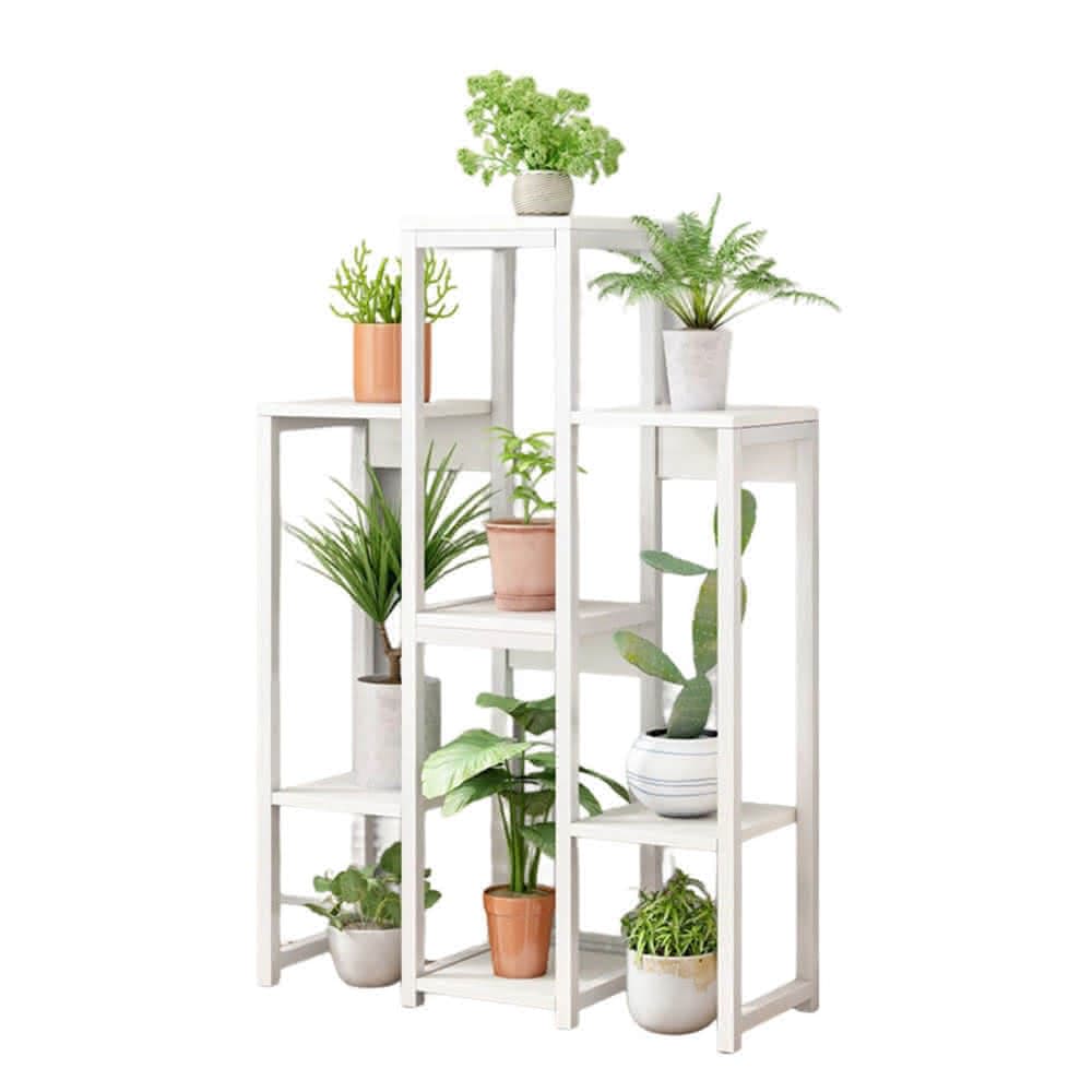 設計感多層次收納置物架 裝置藝術(分層收納/盆栽架/植物架/陽台架)