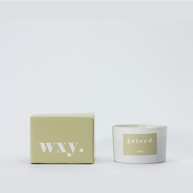 英國 wxy 經典mini蠟燭 -juiced. 萊姆酪梨 & 黃瓜/95g