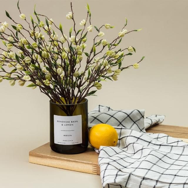 英國 MAEGEN Orchard 蠟燭- 羅勒 & 檸檬/240g