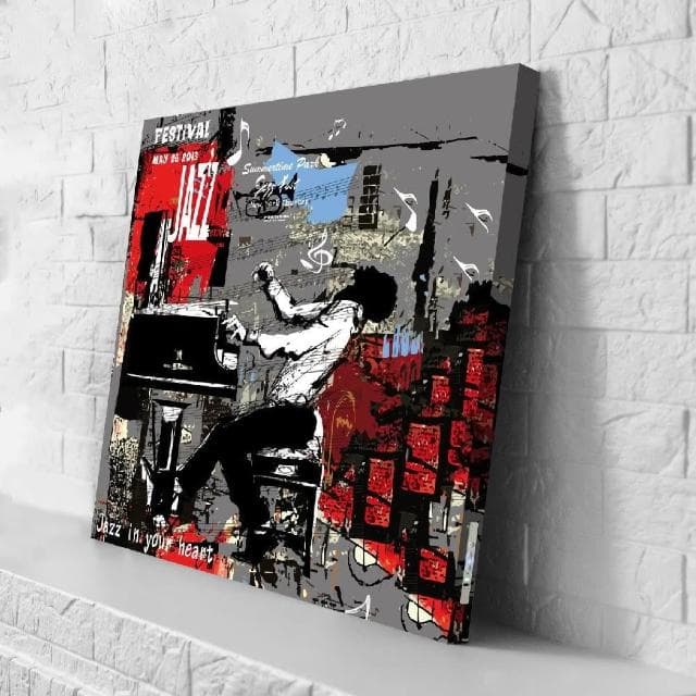 日本 VisualSonic 藍牙畫布音箱-水彩油畫風格/共7款