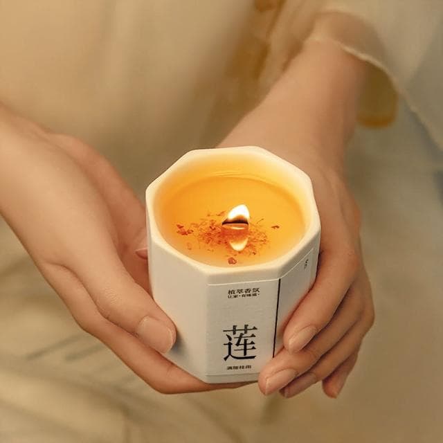 理享家 植語八角瓶 香氛蠟燭 130g(澳洲天然紅木芯 香薰蠟燭 聖誕蠟燭 融燭 任選)