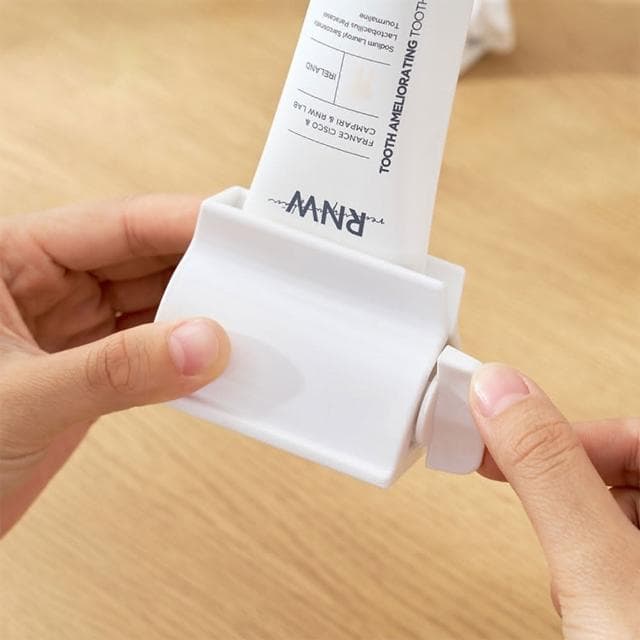 理享家 日本KM 直立旋轉擠牙膏器 - 小款(牙膏夾 手動轉轉擠牙膏夾 洗面乳 保養品 按壓器 懶人擠壓夾 牙膏架)