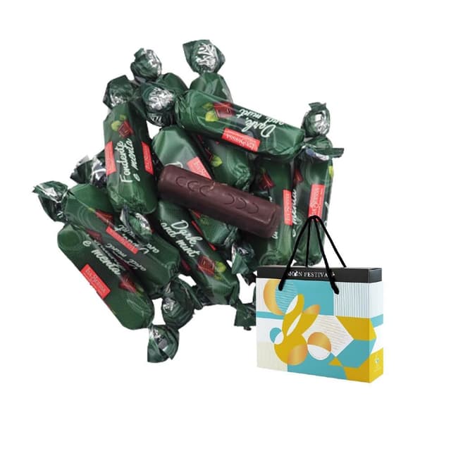 【甜園】LA SUISSA 義大利 薄荷條巧克力 200gx1盒(巧克力、蘿莎巧克力、薄荷巧克力、健身、登山)