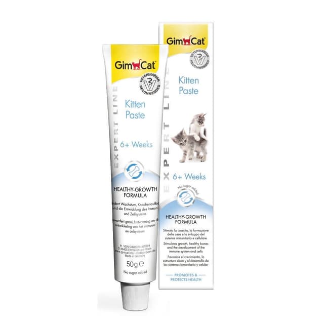 【Gimpet 竣寶】幼貓高鈣膏 50g(幼貓營養膏 幼貓專用 貓咪保健 補充維他命 貓咪保養品)