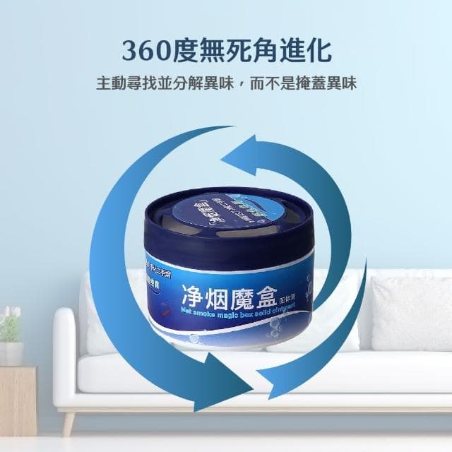 【LAVIDA 育兒好好玩】淨煙魔盒空氣淨化盒 除味劑 空氣清淨劑 除臭盒 除味盒 去異味 去味盒 除菸味神器 去除異味