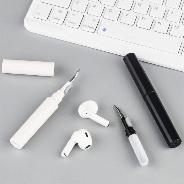 【上豪貼】三合一耳機清潔工具筆 清潔筆(Airpods/藍芽耳機/手機/相機/筆電/鍵盤/有線 無線耳機)