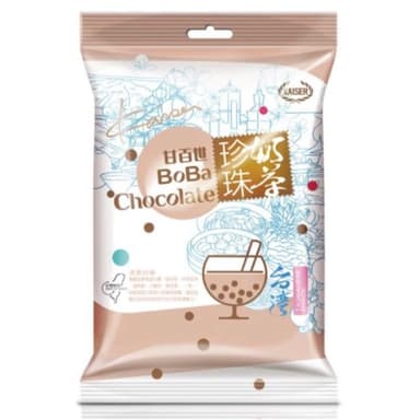 甘百世 珍珠奶茶巧克力 伴手禮 吃的珍珠奶茶 140克  乙乙雜貨店