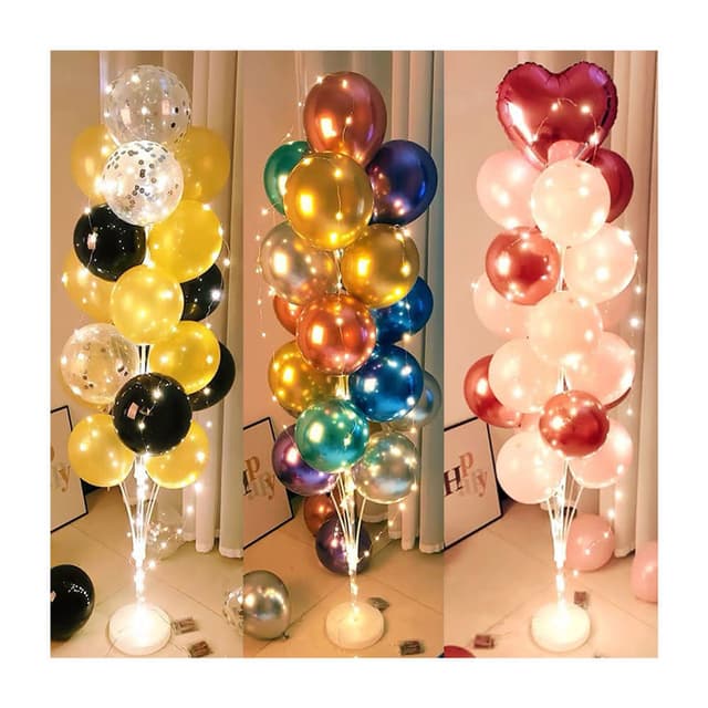 PARTIDO  仿空飄160cm氣球地飄燈飾組1組-多款任選派對佈置 生日 氣球 氣球支架 布置 拍照道具