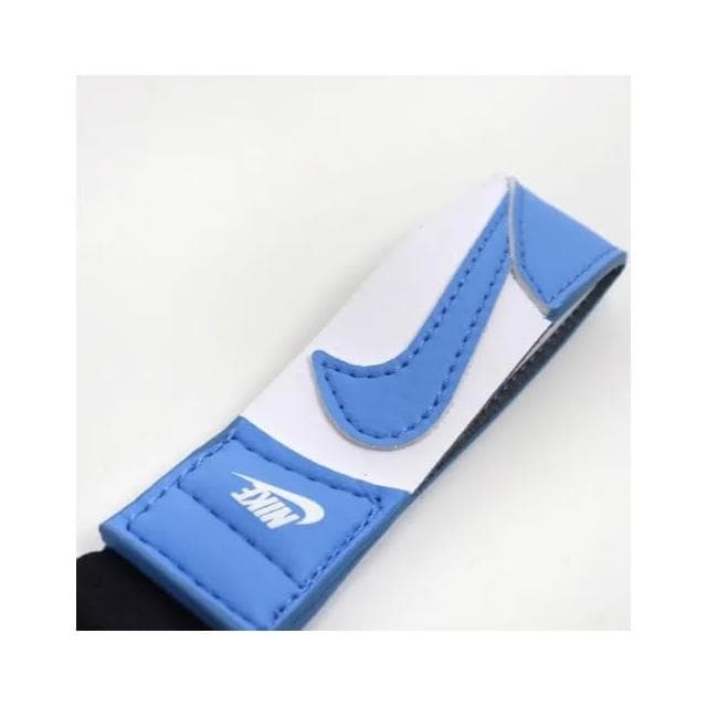 【NIKE 耐吉】NIKE PREMIUM 鑰匙圈 送禮 禮物 皮革 掛飾 吊飾 質感 黑白 藍白 紅白 阿甘造型設計 N1011048
