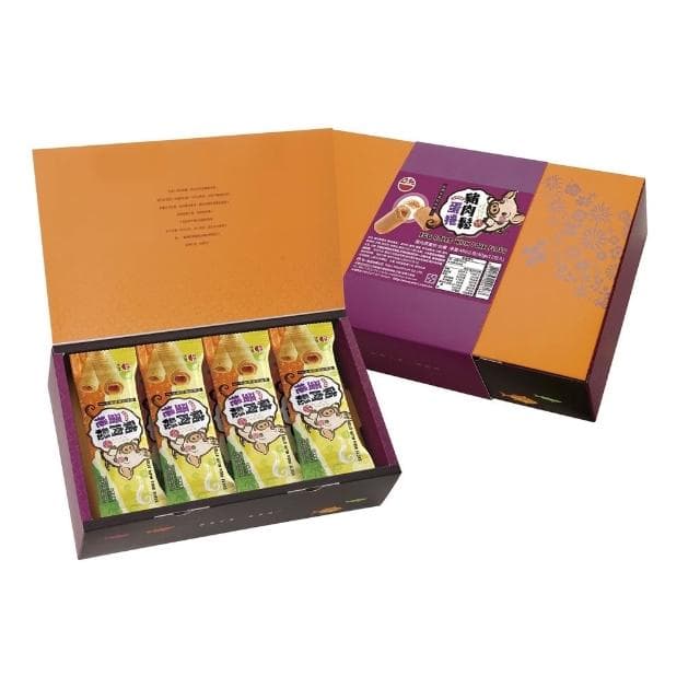 味一食品   吮指豬肉鬆蛋捲禮盒40gx12包/盒