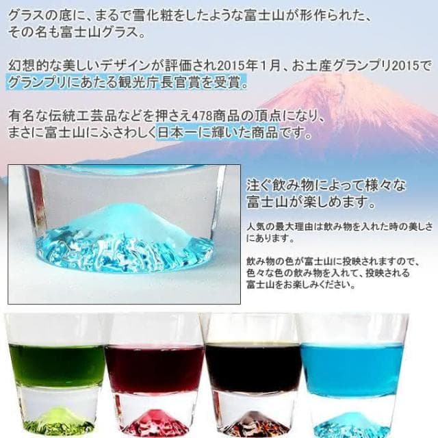 附木盒 日本富士山威士忌杯TG15-015-R交換禮物 聖誕禮物 江戸硝子 田島硝子 杯
