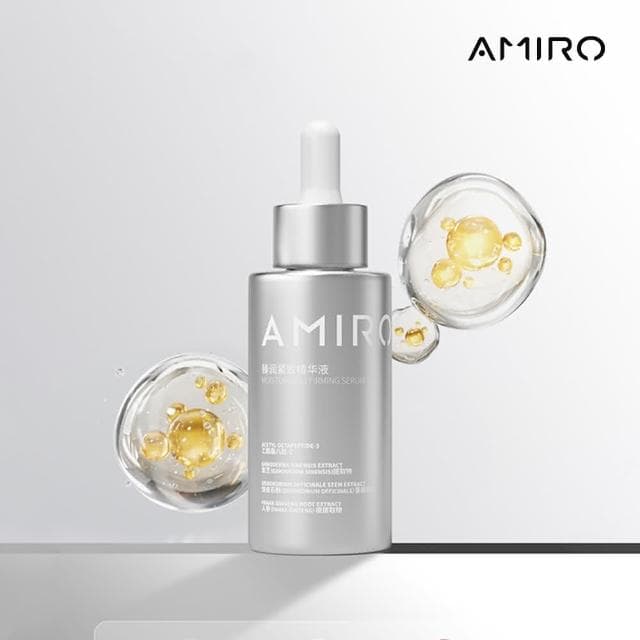 AMIRO BEAUTY 臻潤緊緻精華液30ml精華霜/菸鹼醯胺/人參/水潤/舒緩/保濕/補水/淡紋/滋潤/美白/提亮/暗沉