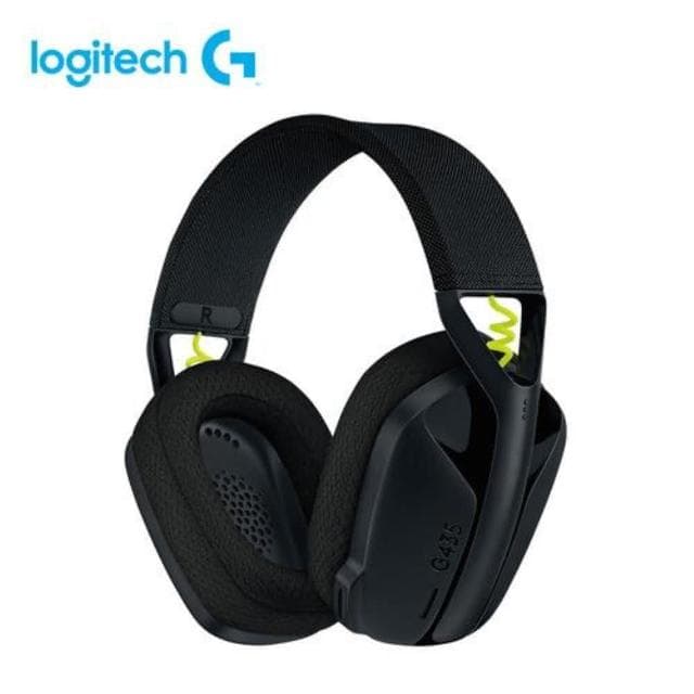 【Logitech G】羅技 G435輕量雙模電競無線藍牙耳機-黑
