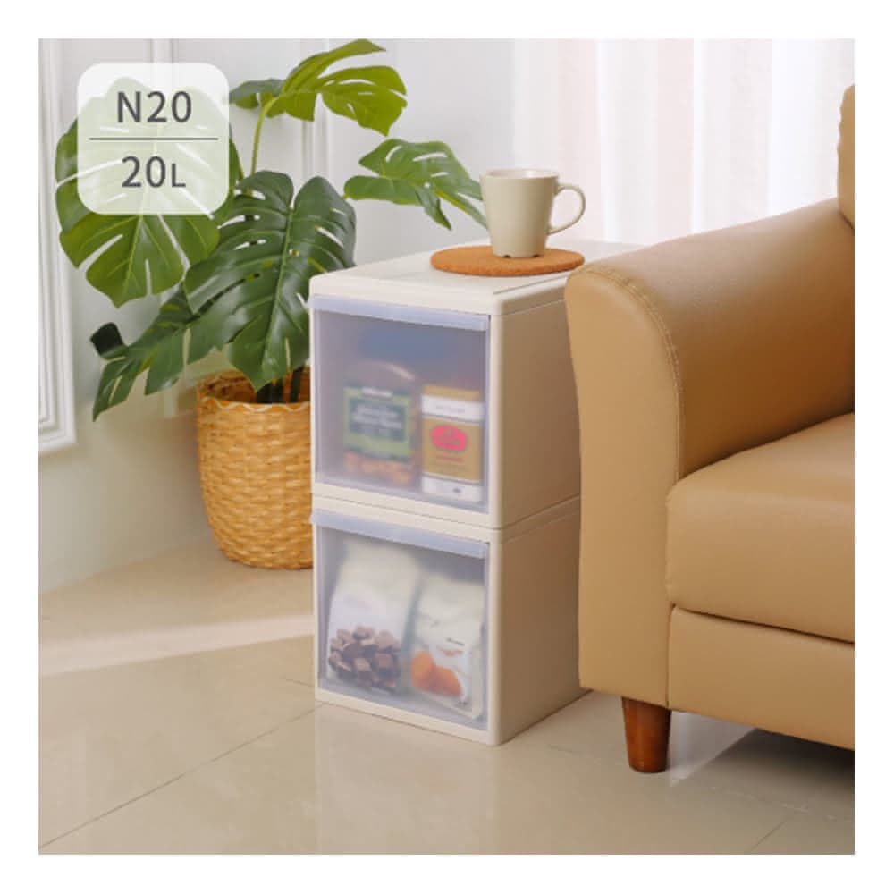 【KEYWAY 聯府】6入裝免運/聯府N20固得抽屜式整理/Good整理箱20L大//pp盒/日系風/百納箱/開學收納/嬰兒衣物收納/單格抽屜(單格抽屜收納箱)