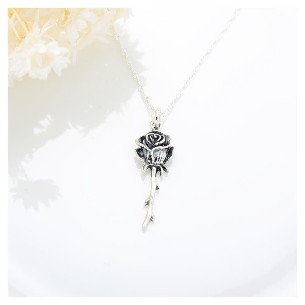 【Angel & Me】小王子 深情 玫瑰花 Rose s925 純銀 項鍊 生日 情人節 耶誕 禮物