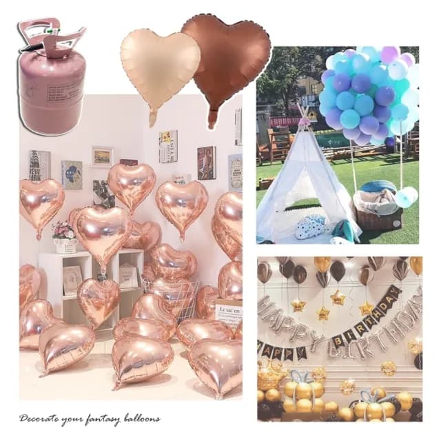 氦氣瓶 生日氣球筒 氦氣氣球 充氣機 生日佈置 畢業佈置 氦氣罐