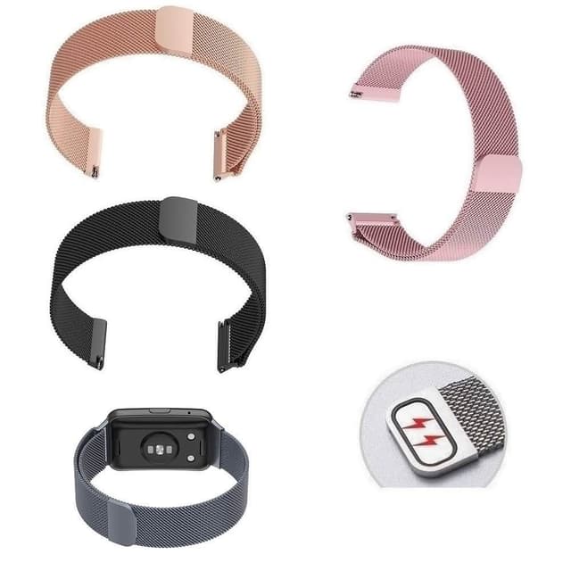 米蘭尼斯 適用 Garmin Watch Descent Mk2S 錶帶寬度20mm手錶 磁吸 不鏽鋼 金屬 錶帶錶帶 替換帶