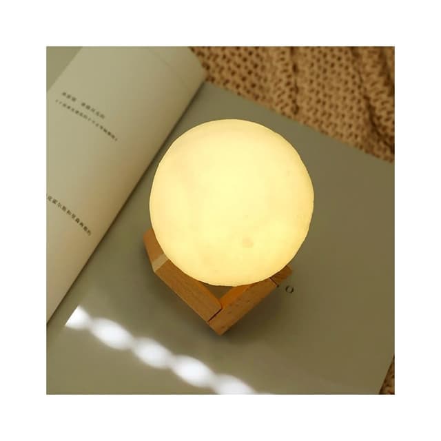 月球小夜燈 LED  月球臺燈 拍照道具 房間裝飾 氣氛燈 聖誕禮物 交換禮物