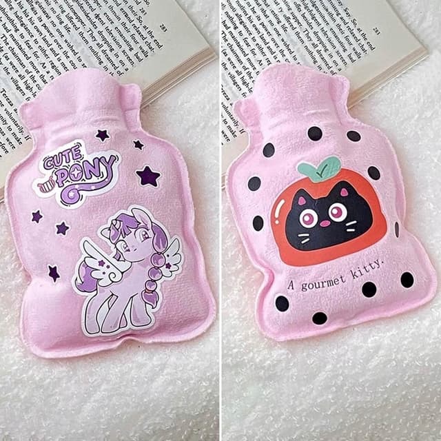 短毛絨 PVC熱水袋 防爆 防漏 住水式暖手熱水袋 暖暖包 暖手袋 熱水袋 保暖熱水袋 暖肚