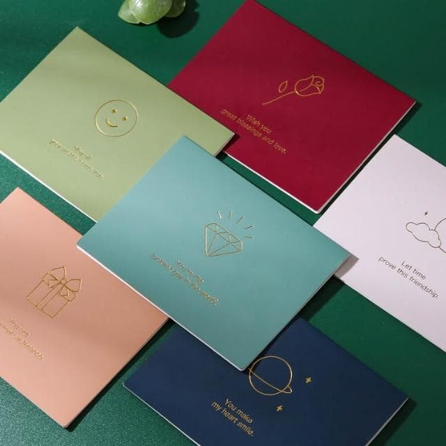 小文青燙金小賀卡 禮物卡 情人卡 傳情卡 耶誕卡片 祝福卡 感謝卡 賀卡 質感萬用卡 感恩節謝卡
