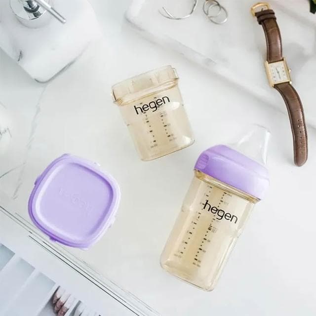 【hegen】金色奇蹟PPSU多功能方圓型寬口奶瓶 330ml