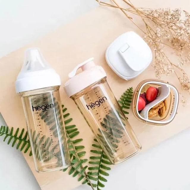 【hegen】金色奇蹟PPSU多功能方圓型寬口奶瓶 330ml