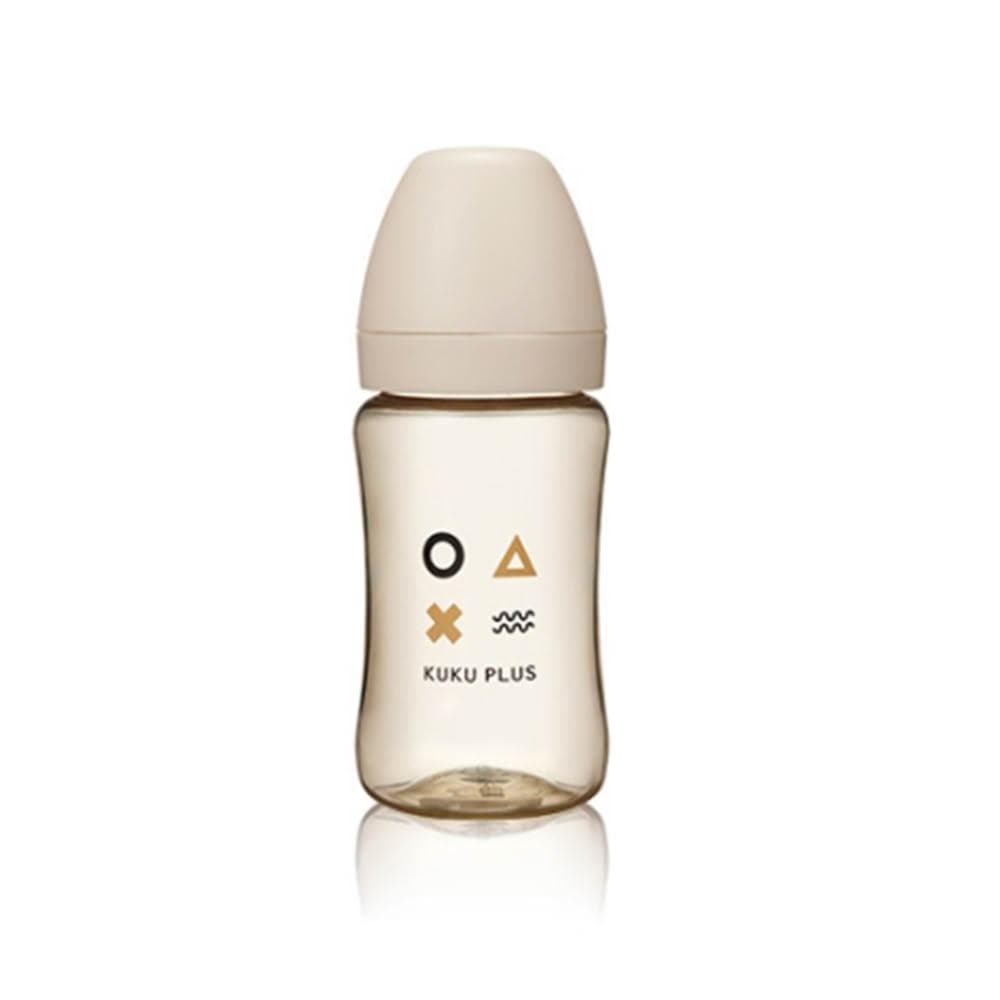 【KU.KU. 酷咕鴨】KUKU PLUS純真之瞳寬口PPSU奶瓶240ml