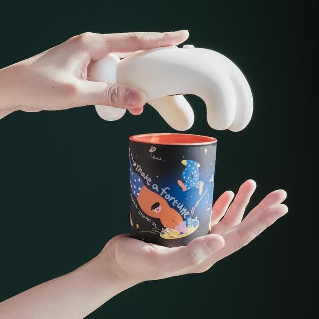 【duahostore】WEKUKU 雪松 掌握隨便賺賺 蠟燭香氛家居設計藝術插畫