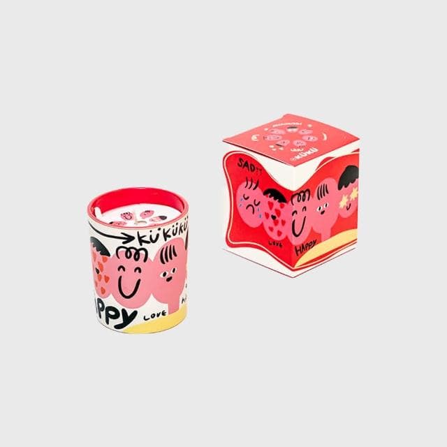 【duahostore】WEKUKU 白茶（簡裝） 掌握情緒自由 蠟燭香氛家居設計藝術插畫