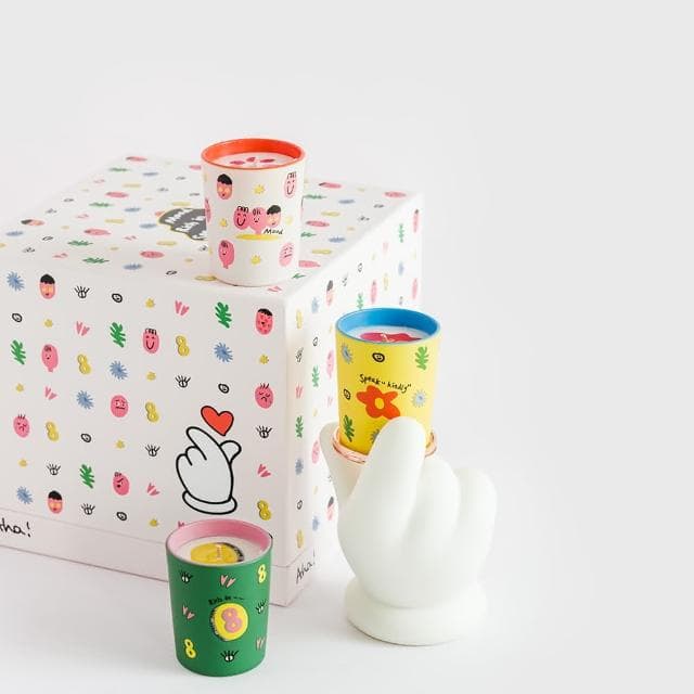 【duahostore】WEKUKU 輕鬆拿捏禮盒 蠟燭香氛家居設計藝術插畫