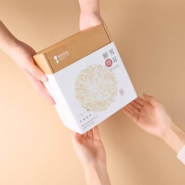 【8more】養生滋補｜雪耳鮮燉・植物燕窩6包/盒 (常溫/全素 長輩代餐孕婦兒童可食 吃的頂級白木耳燉品禮盒送禮)