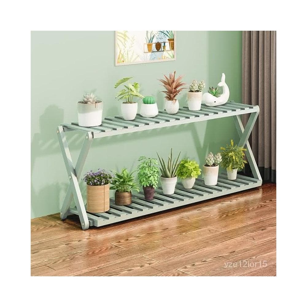 材質保證 陽臺花架子室內多層實木客廳傢用置物架多肉綠蘿花盆架裝飾植物架花架子 傢用盆栽 盆栽花架 多層花架