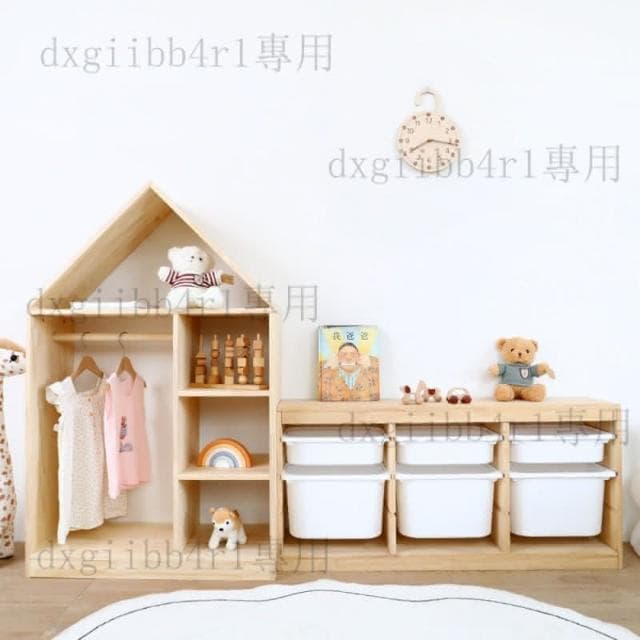 免運 優選 兒童衣櫃收納櫃兒童房簡易實木掛衣櫃男孩女孩小衣櫥櫃嬰兒儲物櫃