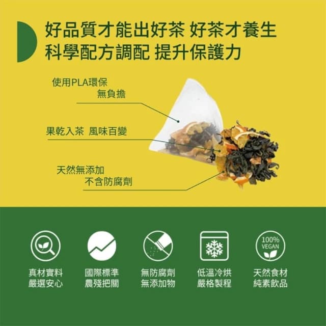 【Hoiis 好集食】森果食品 元氣薑黃柑橘養生茶 薑黃茶 柑橘茶 養生茶 無咖啡因