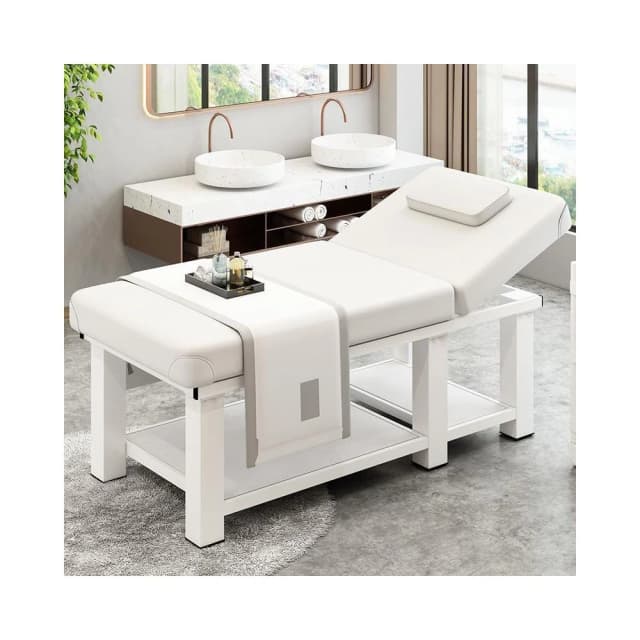 dx美容專用美容床帶胸洞推拿床按摩床理療艾灸美睫折疊便攜